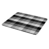 Zwart-wit speldenstang snijplank (Hoek)