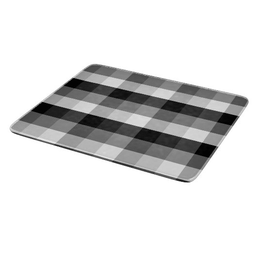 Zwart-wit speldenstang snijplank (Hoek)