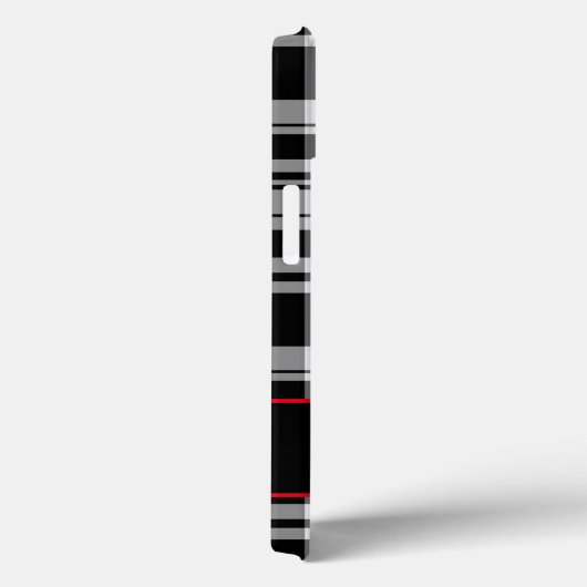 Zwart wit spelpatroon | monogrammen Case-Mate iPhone case (Achterkant / Rechts)