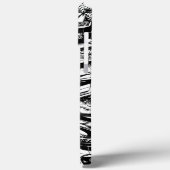 ZWART-WIT SPIERWOEDE Case-Mate iPhone CASE (Achterkant / Links)