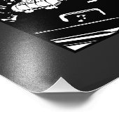 ZWART-WIT SPIERWOEDE FOTO AFDRUK (Hoek)