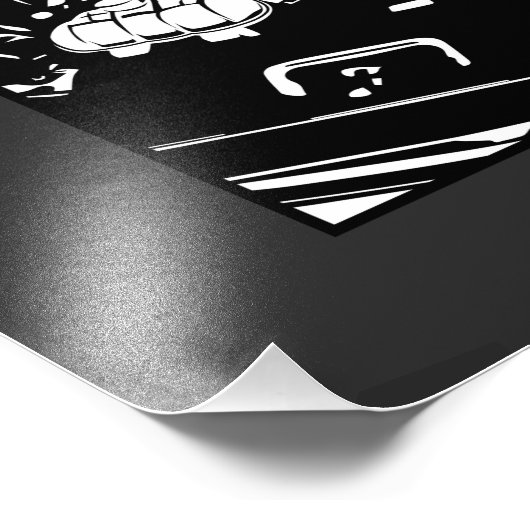 ZWART-WIT SPIERWOEDE FOTO AFDRUK (Hoek)