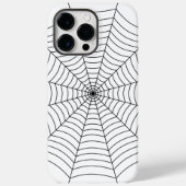 Zwart-wit spinnenweb Halloween patroon Case-Mate iPhone Case (Achterkant)
