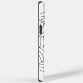 Zwart-wit spinnenweb Halloween patroon Case-Mate iPhone Case (Achterkant / Rechts)