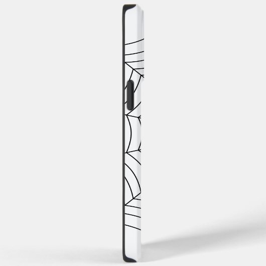 Zwart-wit spinnenweb Halloween patroon Case-Mate iPhone Case (Achterkant / Rechts)
