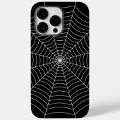 Zwart-wit spinnenweb Halloween patroon Case-Mate iPhone Case (Achterkant)
