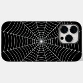 Zwart-wit spinnenweb Halloween patroon Case-Mate iPhone Case (Achterkant (horizontaal))