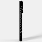 Zwart-wit spinnenweb Halloween patroon Case-Mate iPhone Case (Achterkant / Rechts)