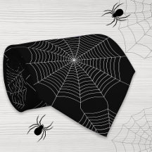 Zwart wit spinnenweb Halloween patroon