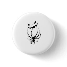 Zwart & Wit Spinneweb Horror Halloween