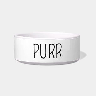 Zwart & Wit Spint Cat Contemporary Voerbakje