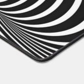 Zwart-wit spiraal bureaumat (Hoek)