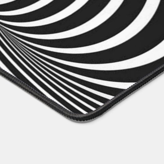 Zwart-wit spiraal bureaumat (Hoek)