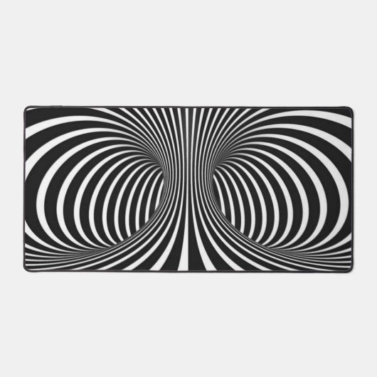 Zwart-wit spiraal bureaumat (Voorkant)