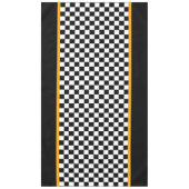 Zwart-wit Sport Check Tafelkleed (Voorkant)