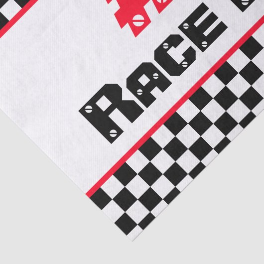 Zwart-wit Sport Geïnspireerd Tissuepapier (Detail)