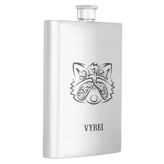 Zwart-wit stammenras flacon (Rechts)