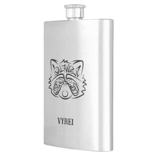 Zwart-wit stammenras flacon (Links)