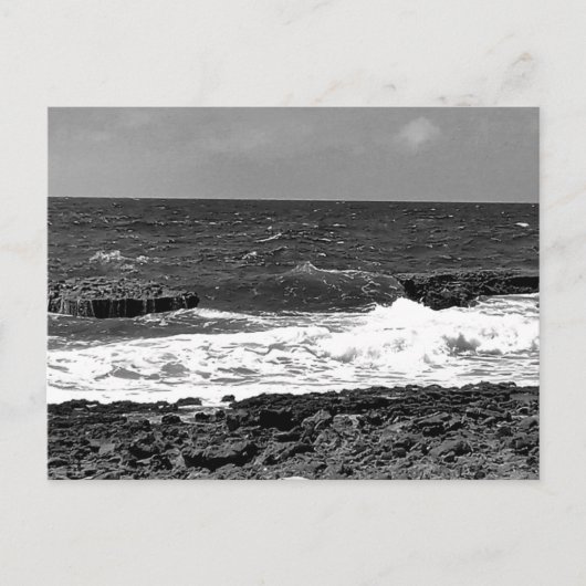 Zwart-wit Standaard Briefkaart Mailing Kaarten (Voorkant)