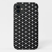 Zwart-wit Star-patroon Case-Mate iPhone Case (Achterkant)