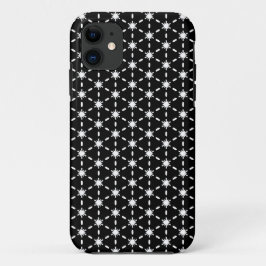 Zwart-wit Star-patroon Case-Mate iPhone Case