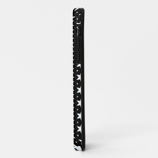 Zwart-wit Star-patroon Case-Mate iPhone Case (Achterkant/links)