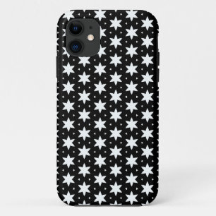 Zwart-wit Star-patroon Case-Mate iPhone Case