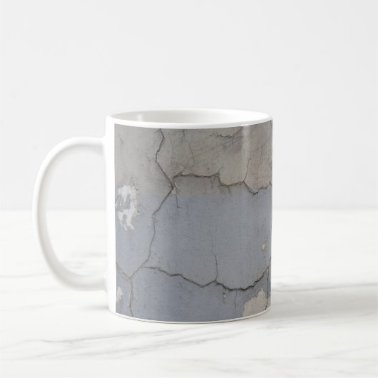Zwart-wit steenfragment koffiemok (Links)