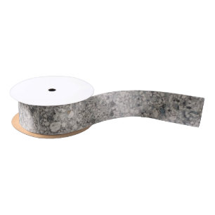 zwart-wit steenpatroon satijnen lint