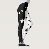 Zwart-Wit Ster Leggings (Rechts)