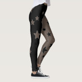 Zwart-Wit Ster Leggings (Rechts)