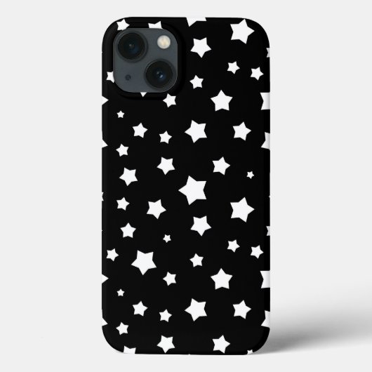 Zwart-wit stertonpatroon Case-Mate iPhone case (Achterkant)