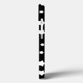 Zwart-wit stertonpatroon Case-Mate iPhone case (Achterkant / Links)