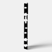 Zwart-wit stertonpatroon Case-Mate iPhone case (Achterkant / Rechts)
