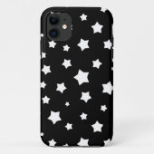 Zwart-wit stertonpatroon Case-Mate iPhone case (Achterkant)