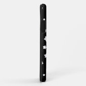 Zwart-wit stertonpatroon Case-Mate iPhone case (Achterkant/rechts)