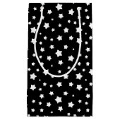 Zwart-wit stertonpatroon klein cadeauzakje (Voorkant)