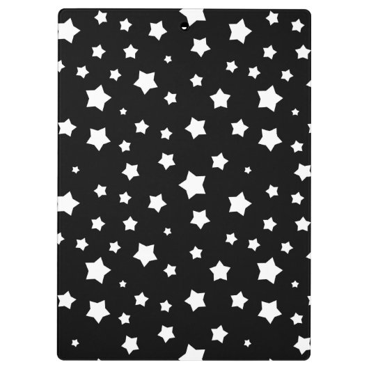 Zwart-wit stertonpatroon klembord (Achterkant)