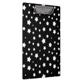 Zwart-wit stertonpatroon klembord (Rechts)