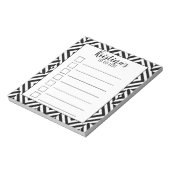 Zwart-wit stijlvol, speciaal aangepast voor lijst notitieblok (Linkerzijde)