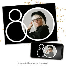 Zwart Wit Stijlvolle minimalistische foto 80e verj