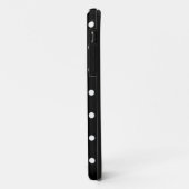 Zwart-Wit Stippenpatroon Case-Mate iPhone Case (Achterkant/links)