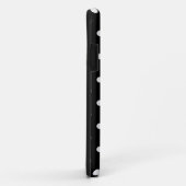 Zwart-Wit Stippenpatroon Case-Mate iPhone Case (Achterkant/rechts)