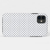 Zwart-wit stippenpatroon Case-Mate iPhone case (Achterkant (horizontaal))