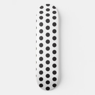 Zwart-wit Stippenpatroon – Klassieke Minima Persoonlijk Skateboard