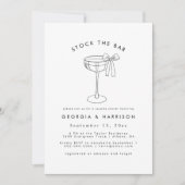 Zwart Wit Stock De Uitnodiging van de Bardouche (Voorkant)