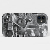 Zwart-wit -stootrinemotor Hoesje-Ma Case-Mate iPhone Case (Achterkant (horizontaal))