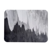 Zwart-wit strand landschap magneet (Horizontaal)