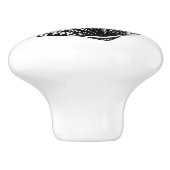 Zwart-wit Strand Shell Lade Knoppen (Zijkant)