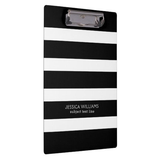 Zwart-wit streekpatroon klembord (Rechts)